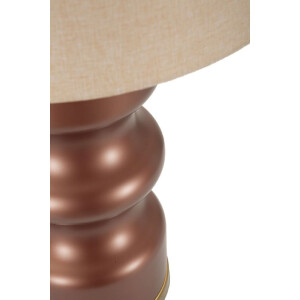 Rosenthal Lampada da tavolo in vetro marrone oro Ø40.5x69.5cm
