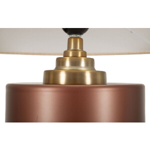 Rosenthal Lampada da tavolo in vetro marrone oro Ø40.5x69.5cm