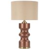 Rosenthal Lampada da tavolo in vetro marrone oro Ø40.5x69.5cm