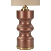 Rosenthal Lampada da tavolo in vetro marrone oro Ø40.5x69.5cm