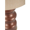 Rosenthal Lampada da tavolo in vetro marrone oro Ø40.5x69.5cm