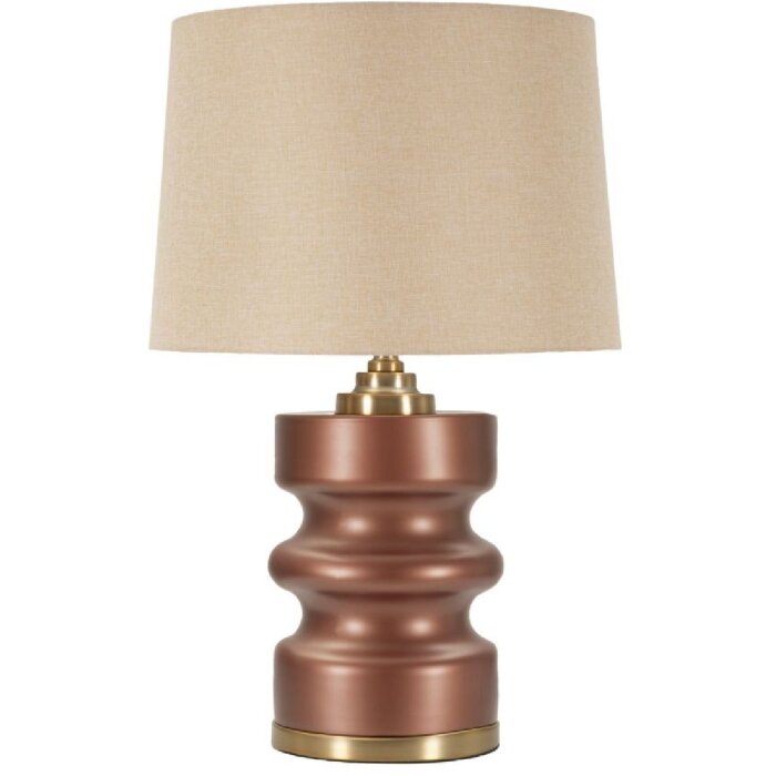 Rosenthal Lampada da tavolo in vetro marrone oro Ø36.5x56.5cm