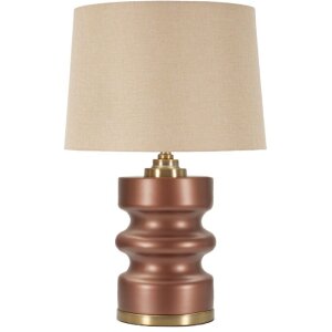 Rosenthal Lampada da tavolo in vetro marrone oro...