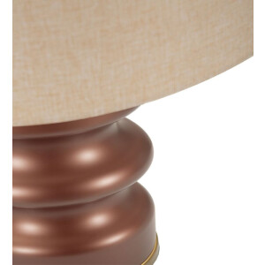 Rosenthal Lampada da tavolo in vetro marrone oro Ø36.5x56.5cm