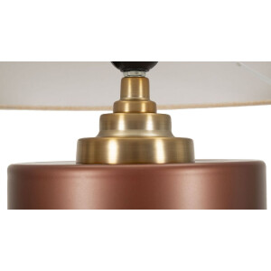 Rosenthal Lampada da tavolo in vetro marrone oro Ø36.5x56.5cm