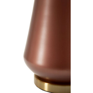 Rosenthal Lampada da tavolo vetro marrone oro Ø35.5x65cm