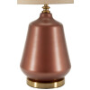Rosenthal Lampada da tavolo vetro marrone oro Ø35.5x65cm