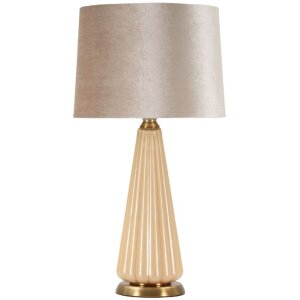 Perly Lampada da tavolo Ø36,5x68,5cm vetro oro...