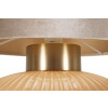 Perly Lampada da tavolo Ø33x49 cm vetro ferro stoffa madreperla oro E27 max 40W