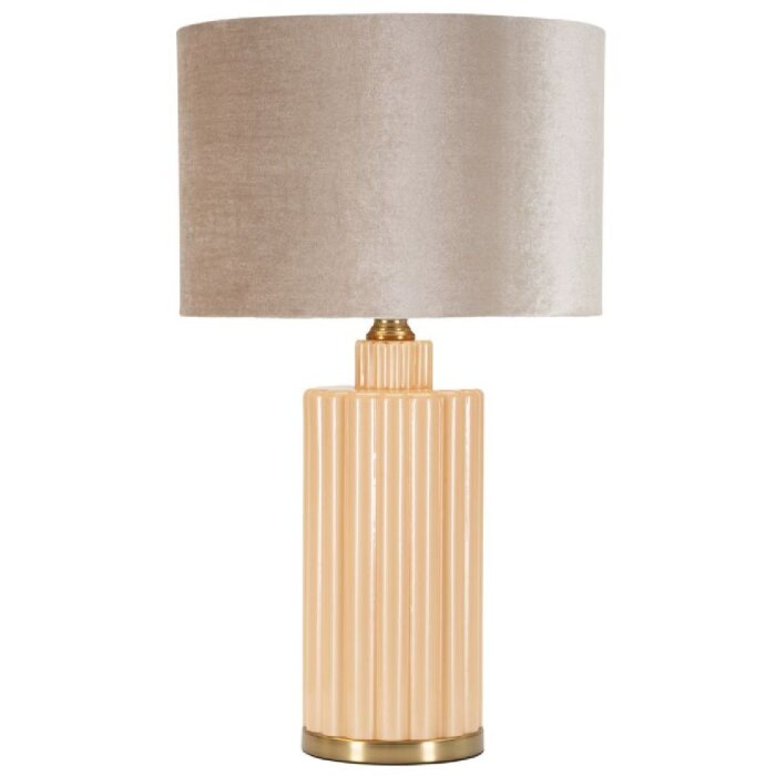 Mauro Ferretti Lampada da tavolo Perly Ø40,5x69,5cm vetro oro E27 40W