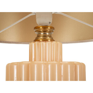 Mauro Ferretti Lampada da tavolo Perly Ø40,5x69,5cm vetro oro E27 40W