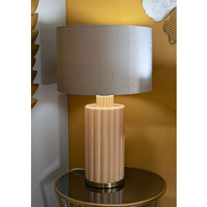 Mauro Ferretti Lampada da tavolo Perly Ø40,5x69,5cm vetro oro E27 40W
