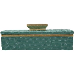 Scatola Portatutto Mauro Ferretti Grent 18,8x6,4x10,8 cm verde-oro