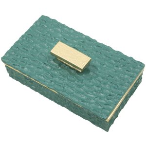 Scatola Portatutto Mauro Ferretti Grent 18,8x6,4x10,8 cm verde-oro