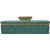 Scatola Portatutto Mauro Ferretti Grent 18,8x6,4x10,8 cm verde-oro