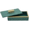 Scatola Portatutto Mauro Ferretti Grent 18,8x6,4x10,8 cm verde-oro