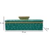 Scatola Portatutto Mauro Ferretti Grent 18,8x6,4x10,8 cm verde-oro