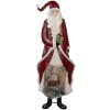 Decorazione Babbo Natale Clayre & Eef 5Y1317 in Metallo 33x16x85 cm Rosso Bianco