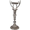 Clayre & Eef 6Y5838 Candeliere a forma di cervo Antik-Grau 17x14x42 cm