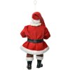 Clayre & Eef 66244 Ornamento natalizio Babbo Natale con regalo 17cm Rosso Bianco
