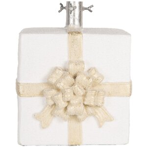 Clayre & Eef 6MG0116 Porta albero regalo Bianco Oro...