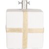 Clayre & Eef 6MG0116 Porta albero regalo Bianco Oro 26x24x33cm