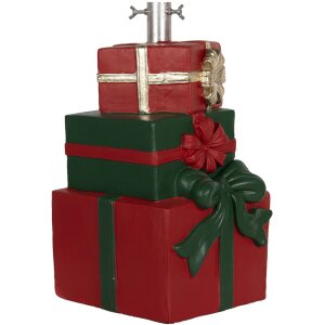 Clayre & Eef 6MG0117 Sostegno albero Natale Scatola Regalo 28x26x48 cm
