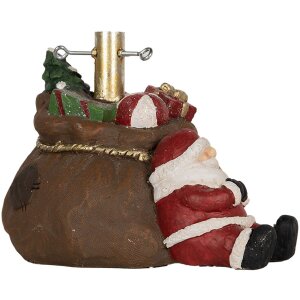 Clayre & Eef 6MG0119 Supporto albero Natale marrone rosso 46x31x30 cm