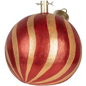 Clayre & Eef 6MG0152 Supporto albero rosso e oro 43x40x41 cm