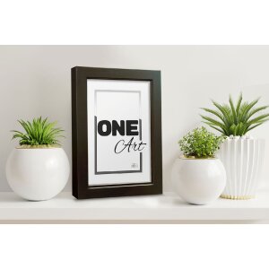 Cornice per foto FramesFactory Hekla 15x21 cm nero
