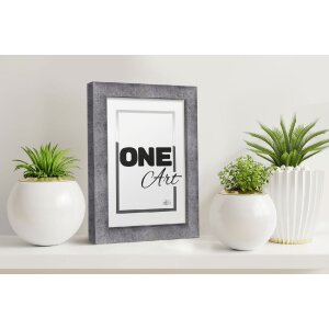 Cornice per foto FramesFactory Hekla 10x15 cm beton