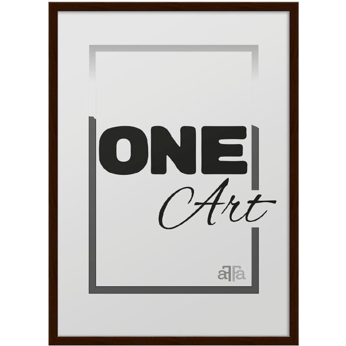 Cornice per foto FramesFactory Hekla 42x59,4 cm wenge MDF