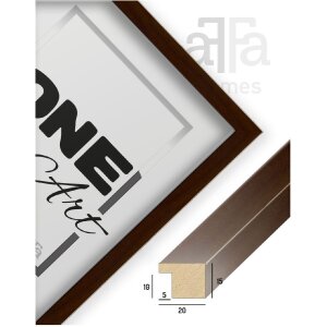 Cornice per foto FramesFactory Hekla 42x59,4 cm wenge MDF