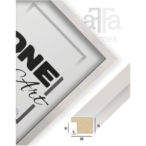 Cornice per foto FramesFactory Hekla 42x59,4 cm bianca RMDF HEKLA/77