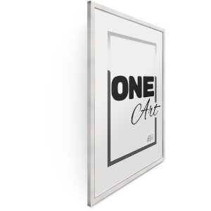 Cornice per foto FramesFactory Hekla 50x70 cm bianco MDF Vetro acrilico