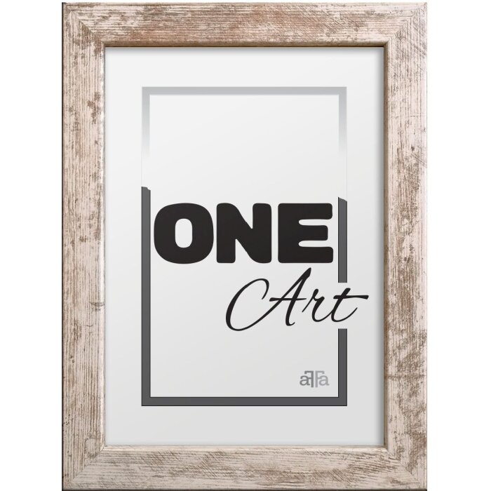 Cornice per foto FramesFactory Hekla 13x18 cm Vintage White Wash