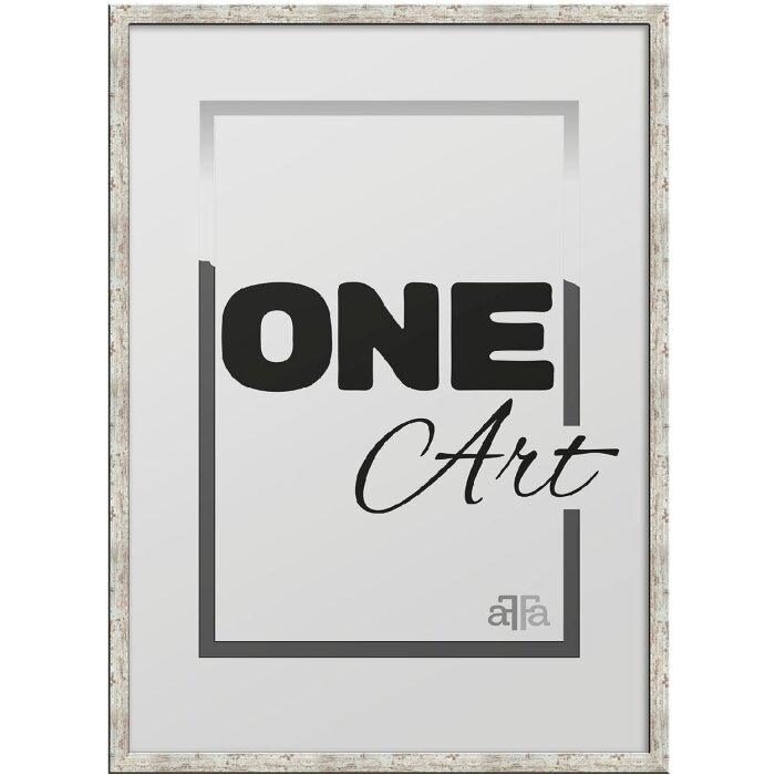 Cornice per foto FramesFactory Hekla 30x40 cm Vintage White Wash RMDF HEKLA/BS 30x40