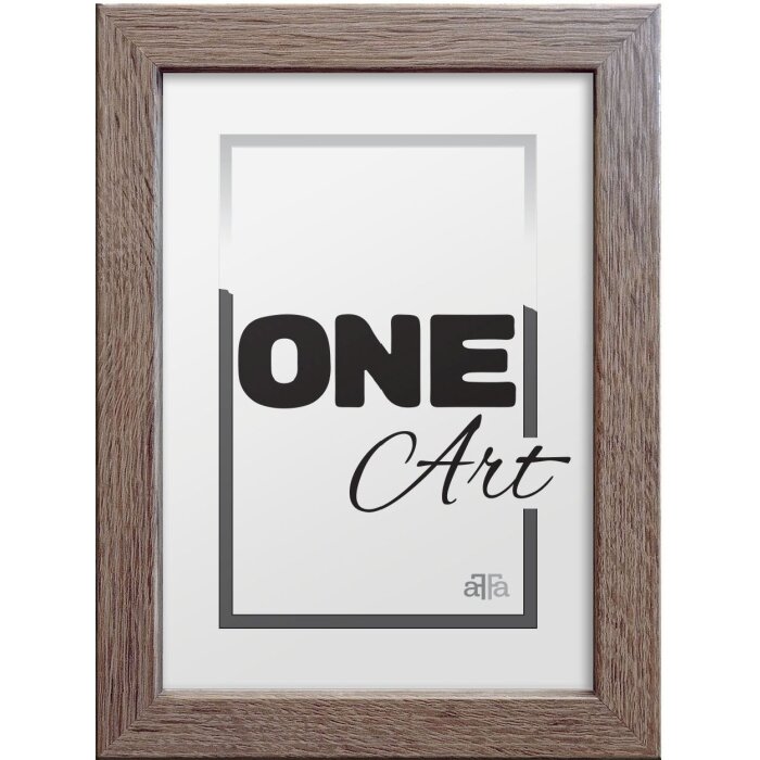 Cornice per foto FramesFactory Hekla 15x21 cm Smoke Oak