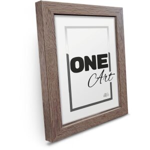 Cornice per foto FramesFactory Hekla 15x21 cm Smoke Oak