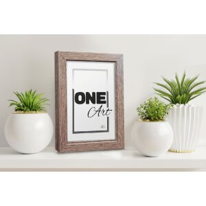 Cornice per foto FramesFactory Hekla 15x21 cm Smoke Oak