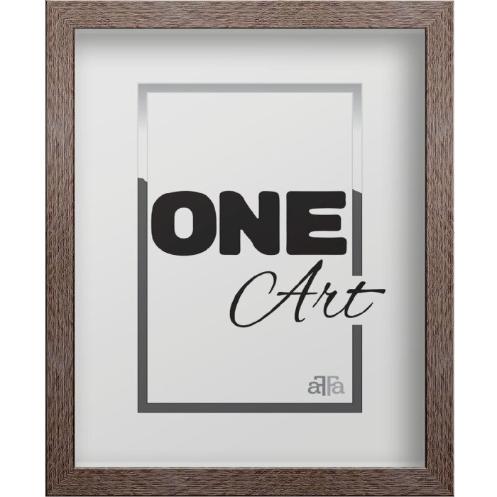 Cornice per foto FramesFactory Hekla 21x29,7 cm Smoke Oak RMDF HEKLA/DS