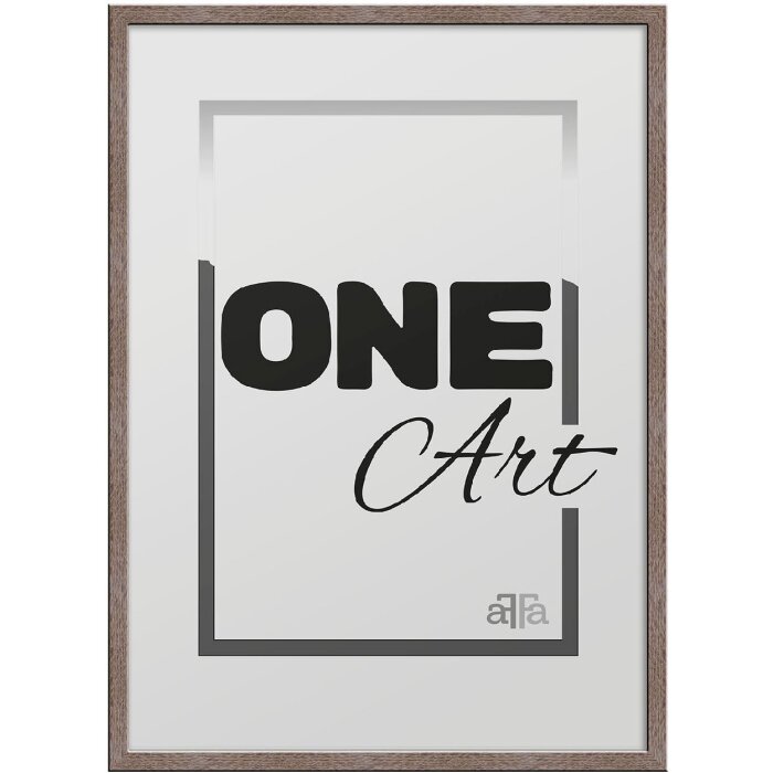 Cornice per foto FramesFactory Hekla 42x59,4 cm Smoke Oak