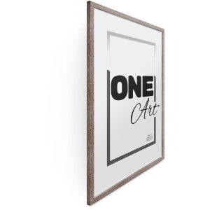 Cornice per foto FramesFactory Hekla 42x59,4 cm Smoke Oak