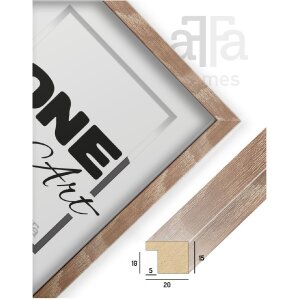 Cornice per foto FramesFactory Hekla 42x59,4 cm Sandwashed Oak