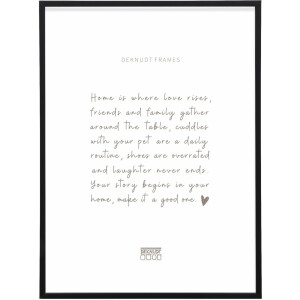 Deknudt Cornice in alluminio S029S2 nero opaco 10x15 a 30x40 cm