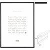 Deknudt Cornice in alluminio S029S2 nero opaco 10x15 a 30x40 cm