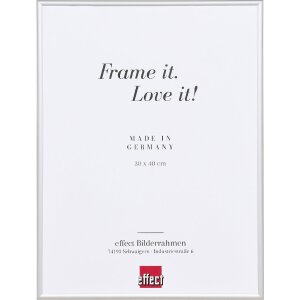 Cornice per foto in alluminio Effect Serie 1 Nera o Argento 10x15 fino a 70x100 cm