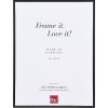 Cornice per foto in alluminio Effect Serie 1 Nera o Argento 10x15 fino a 70x100 cm