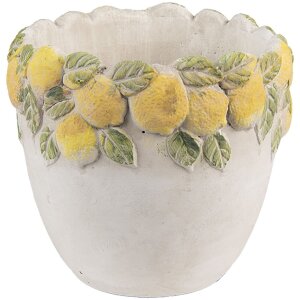 Vaso per fiori Clayre & Eef 6TE0571 Motivo Limone...