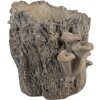 Vaso da fiori Clayre & Eef 6TE0577M Marrone Beige 24x18x18 cm effetto pietra